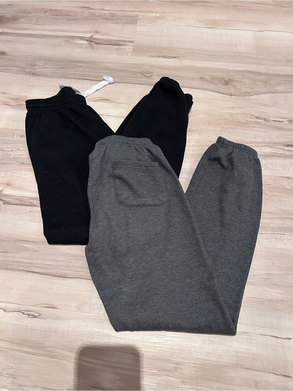 BUNDLE SIZE SMALL juniors Casual Elastic-Waist Sweatpants - Black & Gray